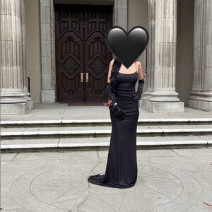 Elegant Black Evening Gown